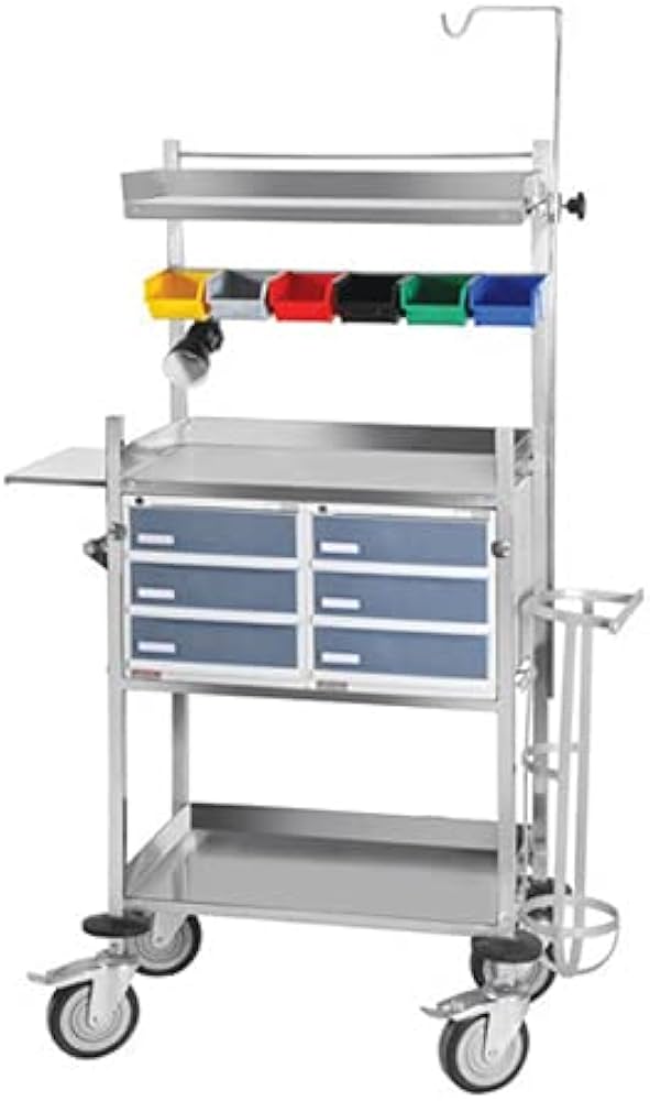 Hospital Medication Carts-Stainless Steel